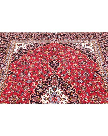 Tappeto Kashan Fine Persia marrone bianco 145x228