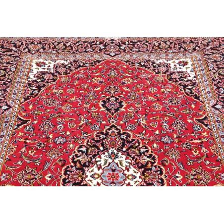 Tappeto Kashan Fine Persia marrone bianco 145x228