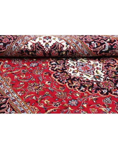 Tappeto Kashan Fine Persia marrone bianco 145x228