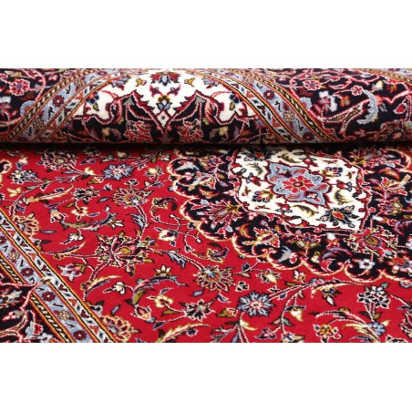 Tappeto Kashan Fine Persia marrone bianco 145x228
