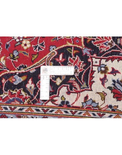 Tappeto Kashan Fine Persia marrone bianco 145x228