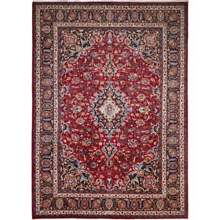 Tappeto Mashad Persia marrone bianco 243x340