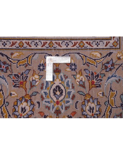 Tappeto Kashan Persia beige grigio 296x426