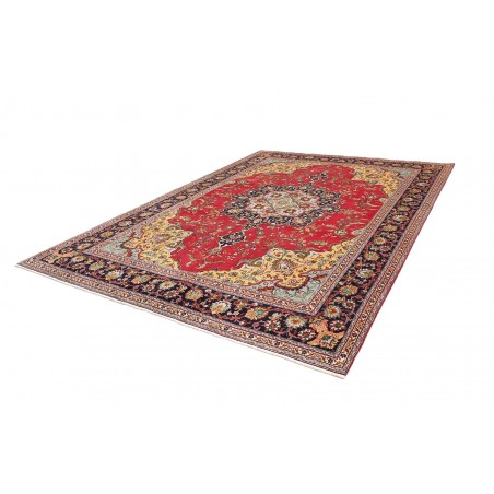 Tappeto Tabriz Persia marrone rosso 257x348