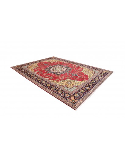 Tappeto Tabriz Persia marrone rosso 257x348