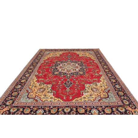 Tappeto Tabriz Persia marrone rosso 257x348