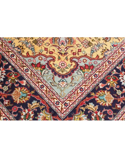 Tappeto Tabriz Persia marrone rosso 257x348
