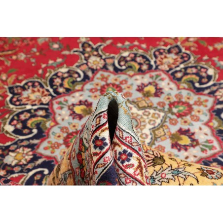 Tappeto Tabriz Persia marrone rosso 257x348