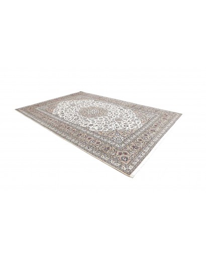 Tappeto Kashan Persia bianco grigio 250x365