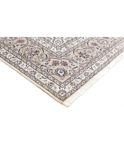 Tappeto Kashan Persia bianco grigio 250x365