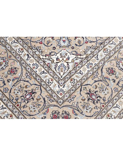 Tappeto Kashan Persia bianco grigio 250x365