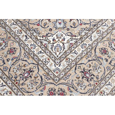 Tappeto Kashan Persia bianco grigio 250x365