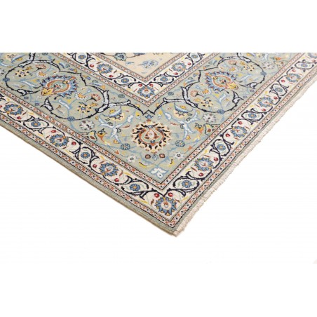 Tappeto Kashan Persia bianco grigio 310x400