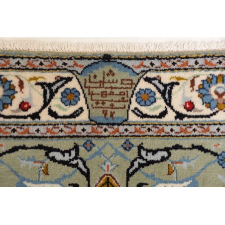 Tappeto Kashan Persia bianco grigio 310x400