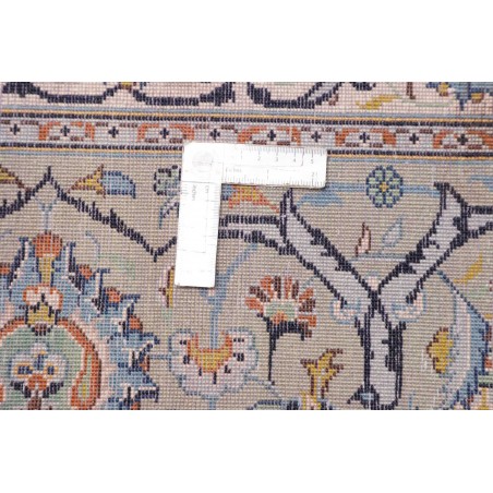 Tappeto Kashan Persia bianco grigio 310x400