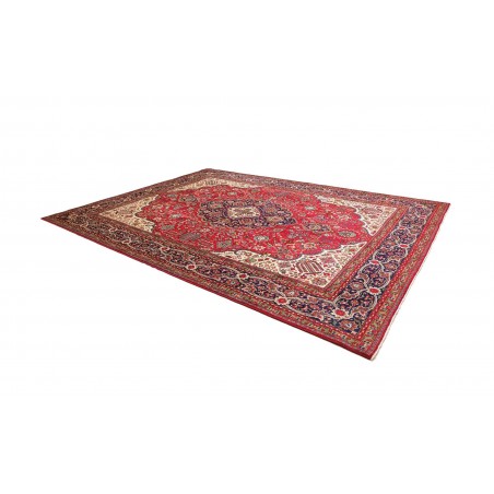 Tappeto Tabriz Persia marrone giallo 300x400