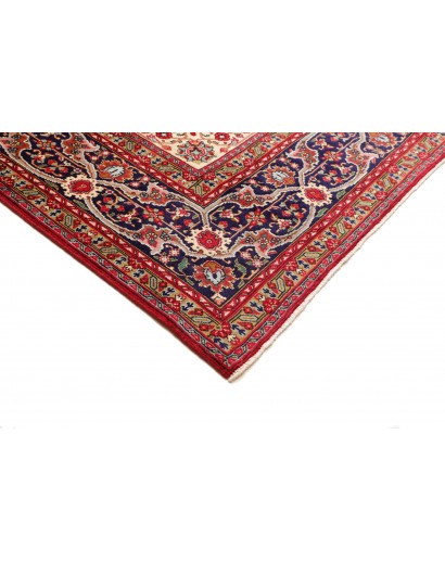 Tappeto Tabriz Persia marrone giallo 300x400