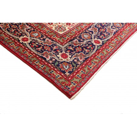 Tappeto Tabriz Persia marrone giallo 300x400