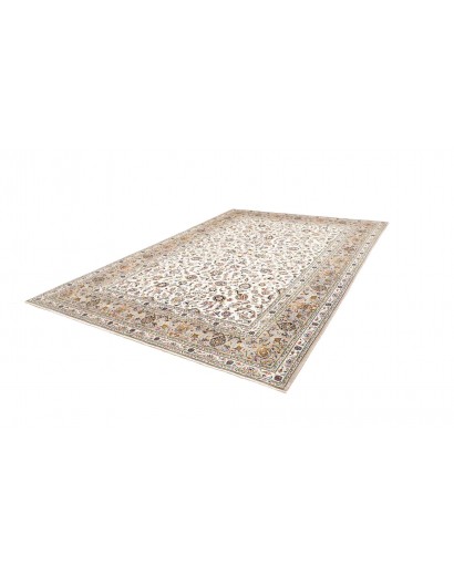 Tappeto Kashan Persia bianco azzurro 246x357