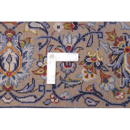 Tappeto Kashan Persia bianco azzurro 246x357