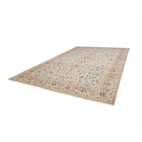 Tappeto Kashan Persia beige bianco 292x405