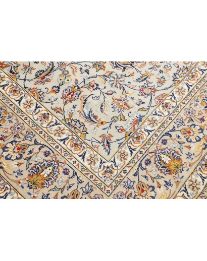 Tappeto Kashan Persia beige bianco 292x405