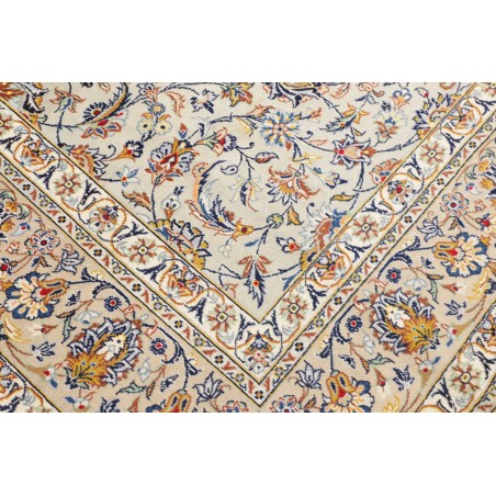 Tappeto Kashan Persia beige bianco 292x405