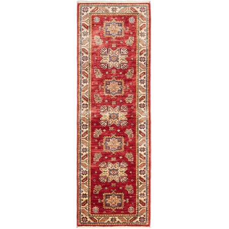 Tappeto Kazak Fine Pakistan marrone giallo 59x185