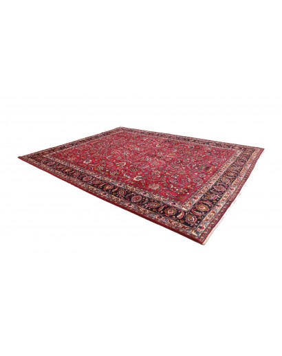 Tappeto Mashad Persia marrone grigio 302x402