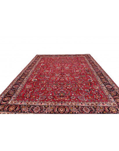 Tappeto Mashad Persia marrone grigio 302x402
