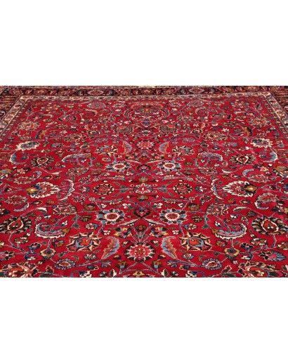 Tappeto Mashad Persia marrone grigio 302x402