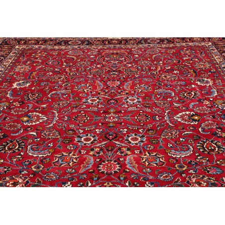 Tappeto Mashad Persia marrone grigio 302x402