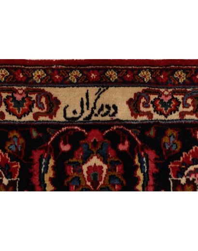 Tappeto Mashad Persia marrone grigio 302x402