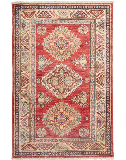 Tappeto Kazak Fine Pakistan marrone grigio 80x120
