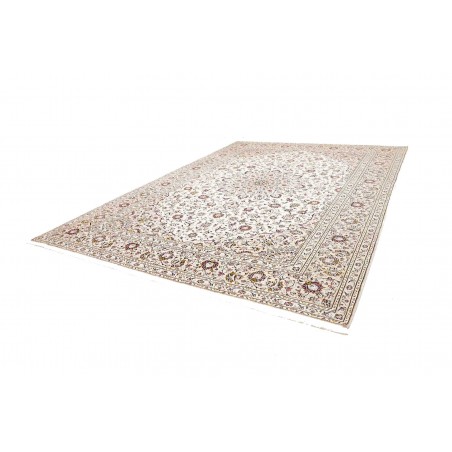 Tappeto Kashan Persia bianco 300x403