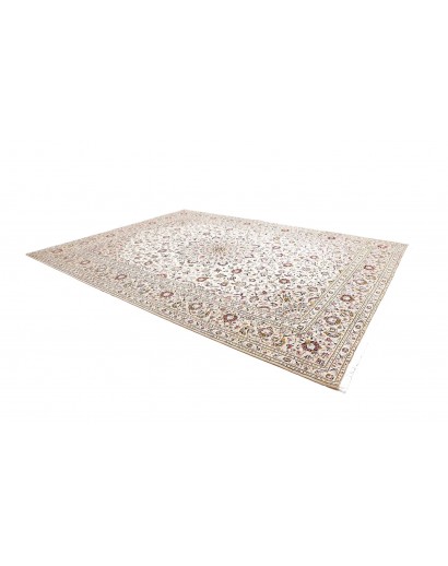 Tappeto Kashan Persia bianco 300x403