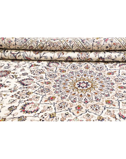 Tappeto Kashan Persia bianco 300x403