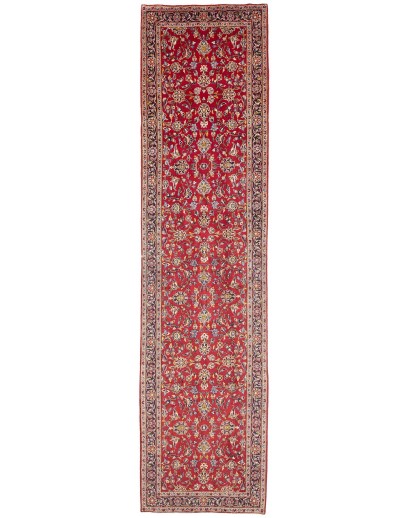 Tappeto Ardakan Persia marrone grigio 103x416