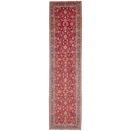 Tappeto Ardakan Persia marrone grigio 103x416