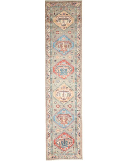 Tappeto Kazak Afghanistan beige 84x362
