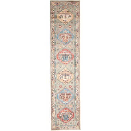 Tappeto Kazak Afghanistan beige 84x362