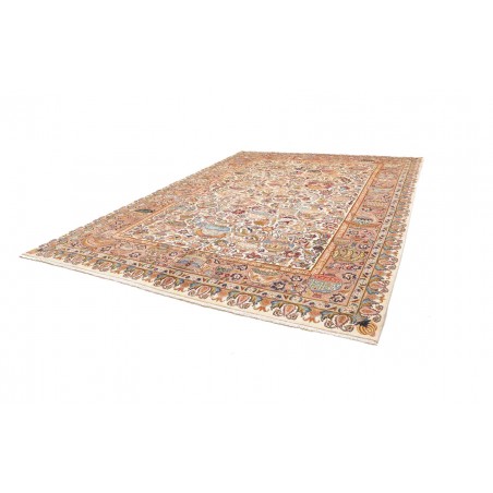 Tappeto Kashamr Zirkhaki Persia marrone grigio 303x394