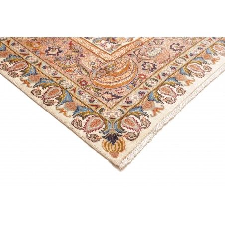 Tappeto Kashamr Zirkhaki Persia marrone grigio 303x394
