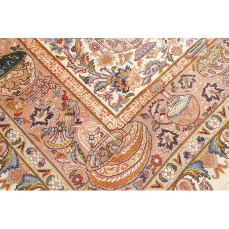 Tappeto Kashamr Zirkhaki Persia marrone grigio 303x394