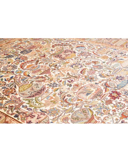 Tappeto Kashamr Zirkhaki Persia marrone grigio 303x394