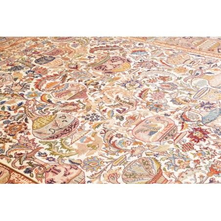 Tappeto Kashamr Zirkhaki Persia marrone grigio 303x394