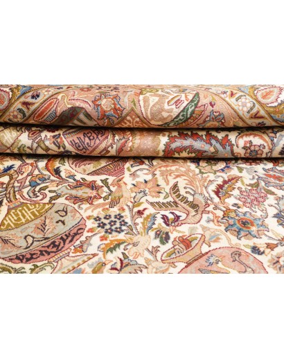 Tappeto Kashamr Zirkhaki Persia marrone grigio 303x394