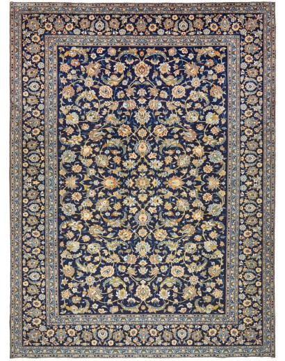 Tappeto Kashan Persia grigio marrone 305x408