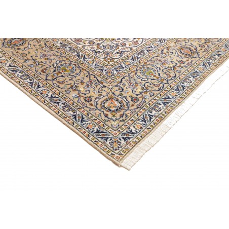 Tappeto Kashan Persia beige bianco 285x392