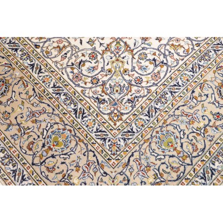 Tappeto Kashan Persia beige bianco 285x392